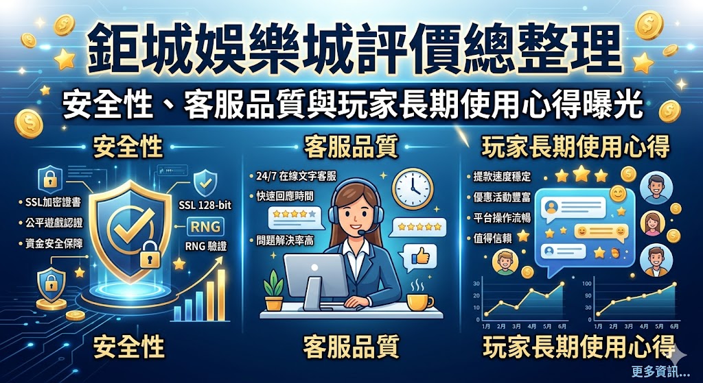 鉅城娛樂城評價總整理：安全性、客服品質與玩家長期使用心得曝光